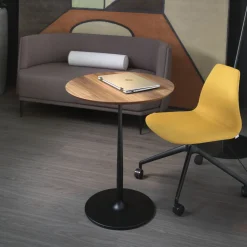 Sedia da ufficio Nuki gialla con ruote*Sitia Discount