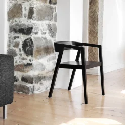 Sedia Drive in frassino nero di Lorenz+Kaz*Bedont Clearance