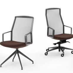 SEDIA ESECUTIVA ADELE in castagno di ORLANDINIDESIGN*Viganò & C. Sale