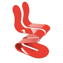 Sedia Fluid Ribbon Red di Michael D'Amato*Lamberti Design Best
