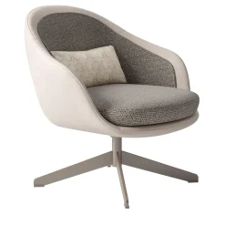 Sedia girevole grigia*CPRN Homood Outlet