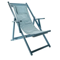 Sedia in faggio laccato blu*Belvedere Sale