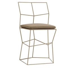 Sedia in ferro colore Cappuccino*Sesia&Co. New