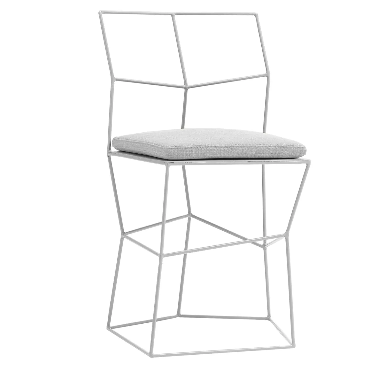 Sedia in ferro colore latte*Sesia&Co. Online