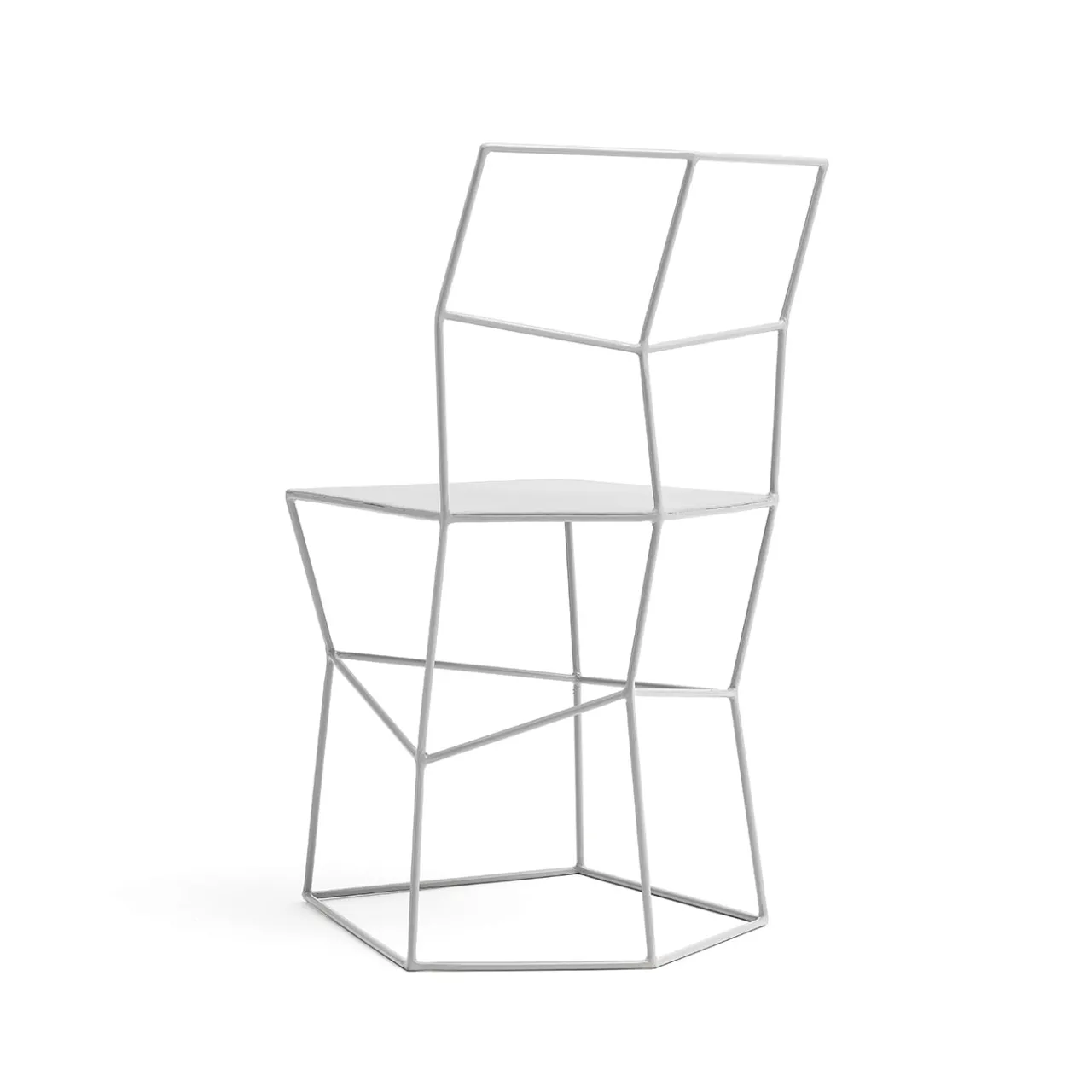 Sedia in ferro colore latte*Sesia&Co. Online