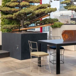 Sedia in ferro colore liquirizia*Sesia&Co. Online