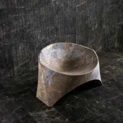 Sedia in marmo Kairo di Karim Rashid*Luce Di Carrara Best