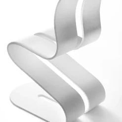 Sedia in pelle Fluid Ribbon di Michael D'Amato*Lamberti Design Outlet