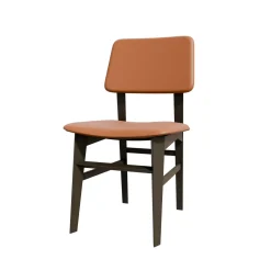 Sedia in pelle Savina*Morelato Outlet