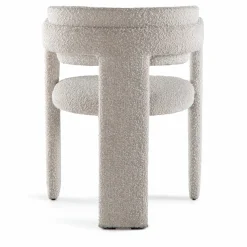 Sedia Iris in tessuto bianco e struttura in frassino*Pacini & Cappellini New