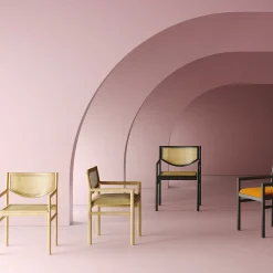 Sedia Klara in legno di frassino naturale e paglia di Vienna naturale di CSM*Casamilano Outlet