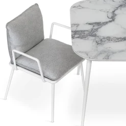 Sedia Lipari Outdoor Avorio con braccioli*Sicis