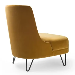Sedia lounge Chris giallo zafferano*Bodema Sale