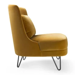 Sedia lounge Chris giallo zafferano*Bodema Sale