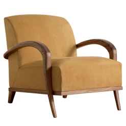 Sedia lounge Domino gialla*Modesign Discount