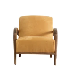 Sedia lounge Domino gialla*Modesign Discount