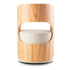 Sedia lounge Hug White di Luigi Maggiore*Barba Design Online