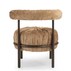 Sedia Lounge Rotonda Bonbon Beige*Borzalino Sale