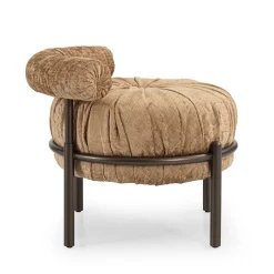 Sedia Lounge Rotonda Bonbon Beige*Borzalino Sale