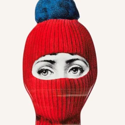 Sedia Lux Gstaad rossa e blu*Fornasetti