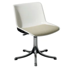 Sedia Modus bianca con cuscino di seduta beige di Centro Progetti Tecno*Tecno Spa Hot