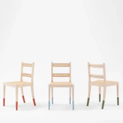 Sedia North con piedi rossi*Pietrachiara New