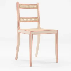 Sedia North con struttura rossa*Pietrachiara Online