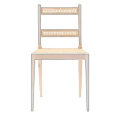 Sedia North con struttura azzurra*Pietrachiara