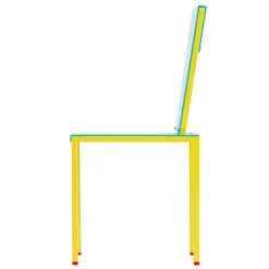 Sedia Primula di George Sowden - Post Design*Memphis Clearance