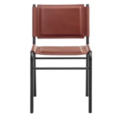 Sedia Pris in Pelle Rossa*Enrico Pellizzoni Discount