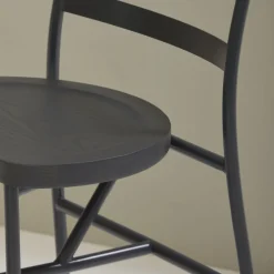 Sedia Puccio 726 grigio antracite di Emilio Nanni*Billiani 1911 Clearance