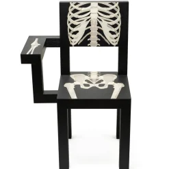 Sedia scheletrica nera*Scapin Collezioni Discount