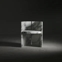 Sedia Sterling in marmo Calacatta*Kreoo Online