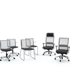 Sedia WINNER TASK antracite #1*Viganò & C. New