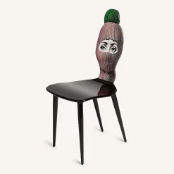 Sedie Lux Gstaad rosa e verdi*Fornasetti Outlet