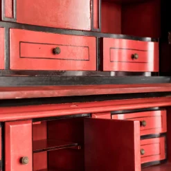 Segretario Doge nero con cineserie*Porte Italia New