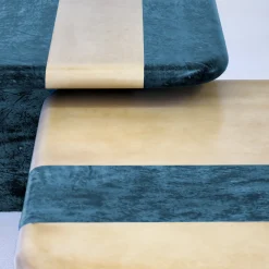 Set di 2 tavoli da nido verde e sabbia*Extroverso Outlet