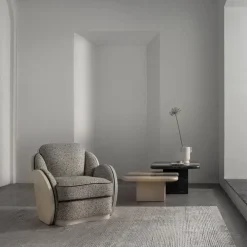 Set di 2 tavoli da nido verde e sabbia*Extroverso Outlet