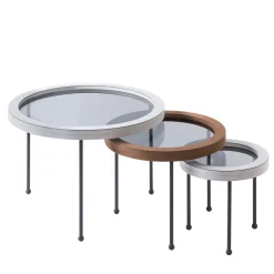 Set di 3 tavolini Augustus*Giobagnara Best