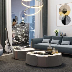 Set di 2 tavolini bassi*Inedito / Asnaghi Clearance