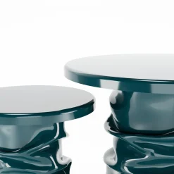 Set di 2 Tavolini Laterali Verdi Gemini*Studio X Outlet