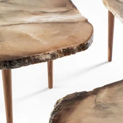 Set di 3 tavolini Tellus*Francesco Maria Messina Clearance