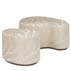 Set di due poggiapiedi Lawrence*Armani Casa Clearance