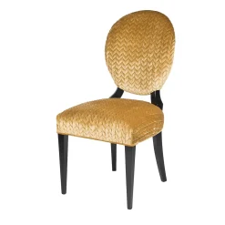 Set di due sedie Sophia in legno e tessuto*VGnewtrend Clearance