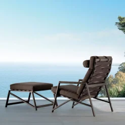 Set poltrona e pouf da salotto Cottage Mocha*Talenti