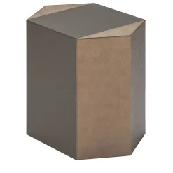 Sgabello Atlas con striscia centrale marrone*Giobagnara Best