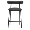 Sgabello basso nero Pampa SG-65 di Studio Pastina*Chairs & More