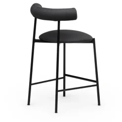 Sgabello basso nero Pampa SG-65 di Studio Pastina*Chairs & More