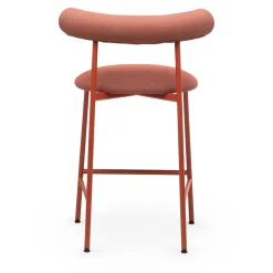 Sgabello basso Pampa SG-65 rosa e rosso di Studio Pastina*Chairs & More Clearance