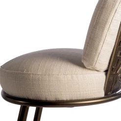 Sgabello bianco anni '70*Galbiati Fratelli Sale